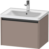 DURAVIT Ketho.2 Waschtischunterbau 634 mm betongrau matt, wandhängend, 1 Auszug mit Soft-Close
