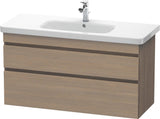 DURAVIT DuraStyle Waschtischunterbau 1130 mm Eiche Terra/Weiß Matt, wandhängend, 2 Schubkästen, Soft-Close