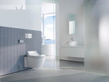 DURAVIT Starck Freistehende Badewanne Oval 1600x800 mm Weiß mit Acrylverkleidung