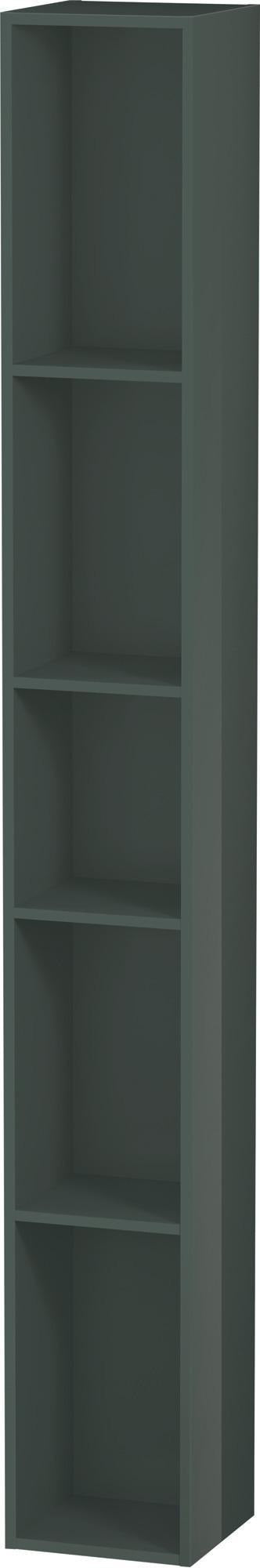 Duravit L-Cube Regalelement 180x180x1400 mm vertikal, 5 Fächer, amerikanischer Nussbaum