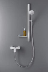 DURAVIT Ablage für Brausestange Universal 214 mm Chrom – Ersatzteil