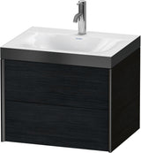 DURAVIT XViu Waschtischunterbauset c-bonded 503x600x480 mm Eiche mit 2 Schubkästen
