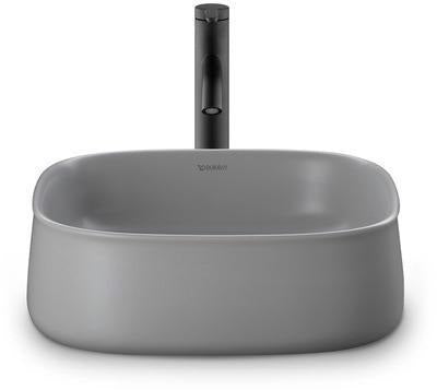 DURAVIT Aufsatzbecken Zencha 420 mm Weiß, geschliffen, ohne Überlauf & Hahnloch – DuraCeram