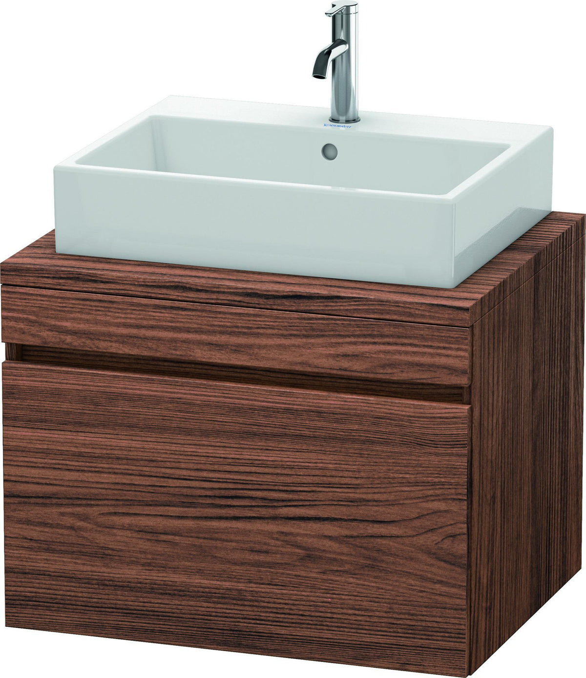Duravit DuraStyle Konsolenwaschtischunterbau 700 mm betongrau matt mit 1 Auszug und Soft-Close