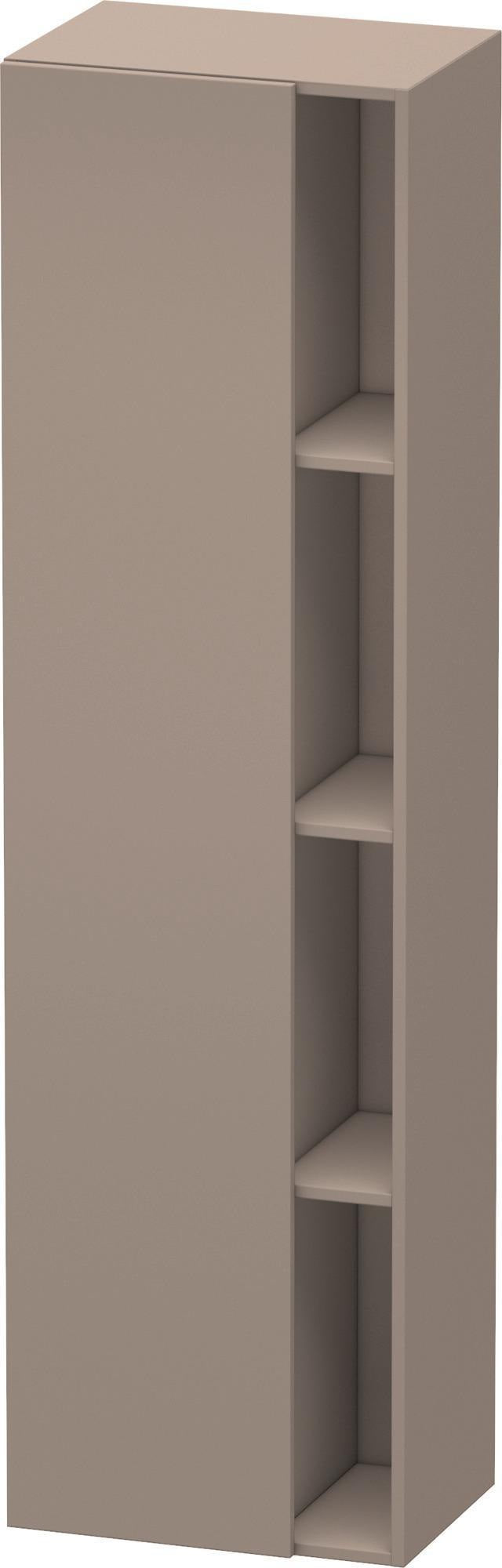 DURAVIT DuraStyle Hochschrank 360x500x1800mm, 1 Tür links, weiß matt – Wandhängend mit Soft-Close
