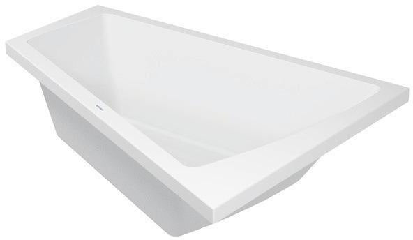 DURAVIT Paiova Badewanne 1700x1300 mm Einbau Trapezform weiß mit Rückenschräge rechts