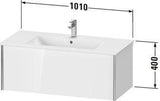Duravit Waschtischunterbau XVIU 1010x400x480mm 1 Auszug Nussbaum mittel s-matt
