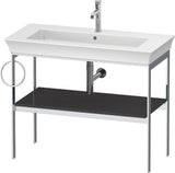 DURAVIT White Tulip Metallkonsole 984 mm von Philippe Starck – Höhenverstellbar, Weiß Seidenmatt