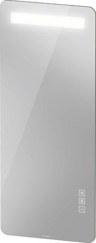 DURAVIT Luv Spiegel 800x1200 mm mit Lichtfeld, Dimmer und Spiegelheizung – Wandmontage