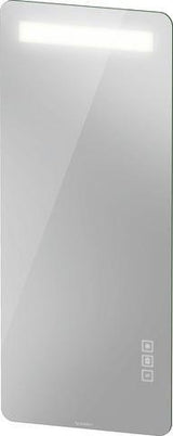 DURAVIT Luv Spiegel 800x1200 mm mit Lichtfeld, Dimmer und Spiegelheizung – Wandmontage