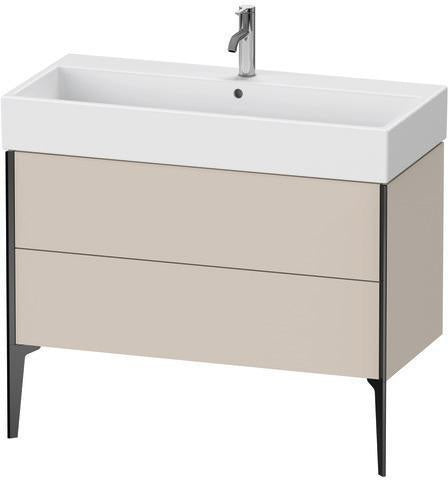 Duravit Waschtischunterbau XViu 984 mm weiß matt mit Tip-On-Technik für Vero Air
