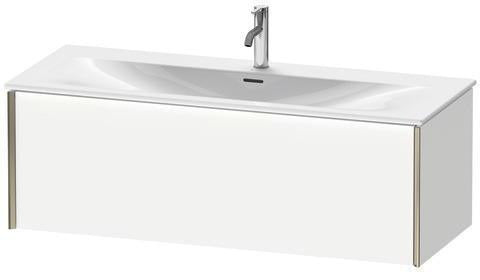Duravit Waschtischunterbau XVIU 1210 mm weiß matt – wandhängend mit Tip-On-Technik