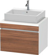 Duravit DuraStyle Konsolenwaschtischunterbau 700 mm betongrau matt mit 1 Auszug und Soft-Close