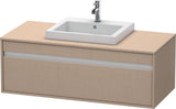 DURAVIT Ketho Waschtischunterbau wandhängend 1200 mm weiß matt mit 1 Auszug