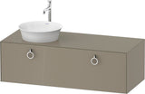 DURAVIT White Tulip Waschtischunterbau 1300 mm wandhängend mit Auszug und LED-Innenbeleuchtung von Philippe Starck