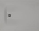 DURAVIT Sustano Duschwanne 1000x700x30 mm Mineralguss Hellgrau Matt – Rechteckig, Rutschhemmend