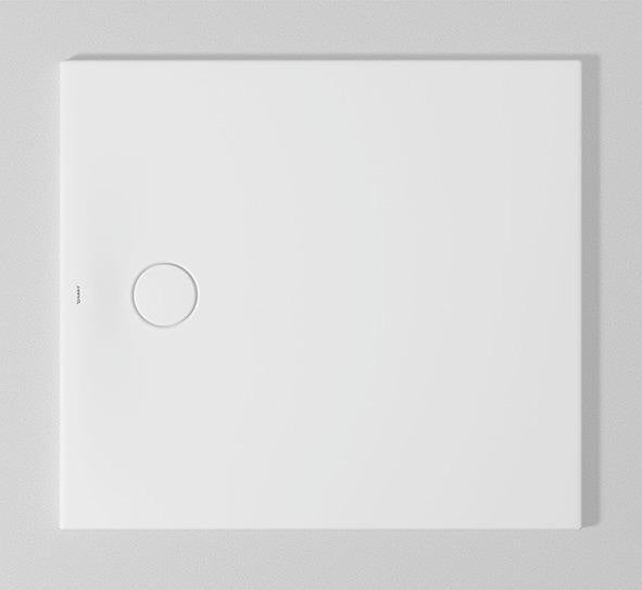DURAVIT Tempano Duschwanne 900x750x40 mm Weiß mit Antislip – rechteckig, flacher Einbau