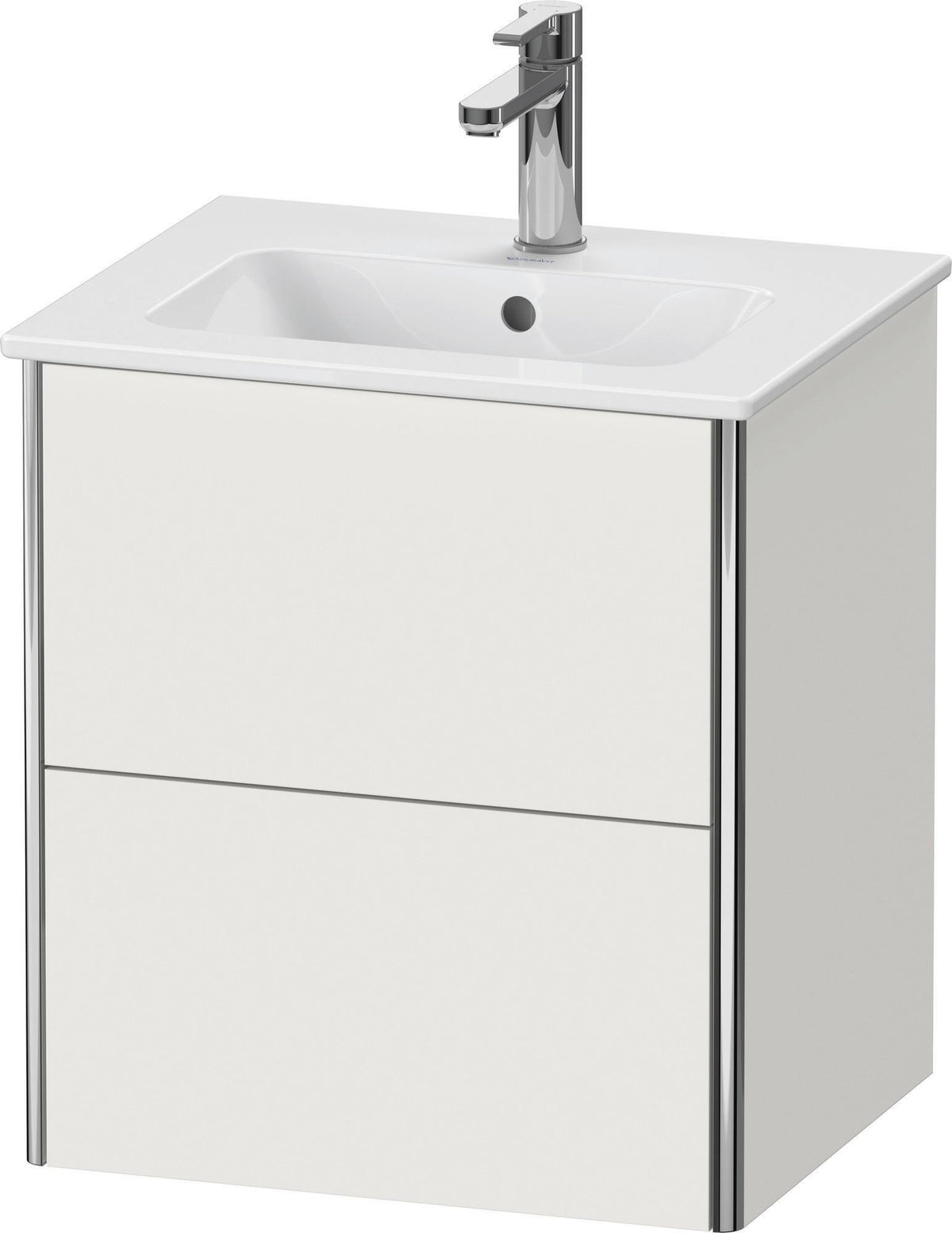 Duravit XSquare Waschtischunterbau wandhängend, 2 Schubkästen, Weiß Matt