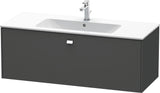Duravit Brioso Waschtischunterbau 620 mm betongrau matt mit 1 Auszug und Soft-Close