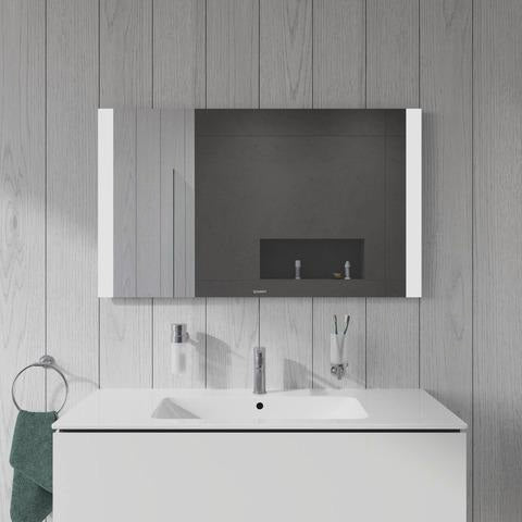 DURAVIT Licht & Spiegel Wandspiegel 1300x700mm mit LED-Beleuchtung und Sensorschalter – Weiß