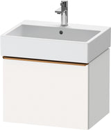 DURAVIT D-Neo Waschtischunterbau 584 mm wandhängend mit 1 Auszug, Griff Bronze, Weiß Matt