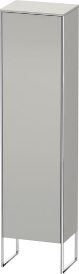 DURAVIT XSquare Hochschrank 500 mm betongrau matt, bodenstehend, Türanschlag rechts