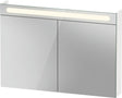 Duravit No.1 Spiegelschrank 1000 mm, 2 Türen, LED, Weiß Matt