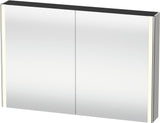 DURAVIT XSquare Spiegelschrank 1200 mm mit LED-Beleuchtung, 2 Türen und Soft-Close