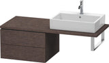 Duravit L-Cube Konsolenunterschrank 620 mm Weiß Matt mit 2 Schubkästen und Tip-on-Technik