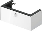 DURAVIT White Tulip Waschtischunterbau 984 mm, 1 Auszug, wandhängend, weiß seidenmatt, mit Griff