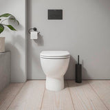 DURAVIT D-Code WC-Sitz mit Absenkautomatik, abnehmbar, Weiß – 433x374x41 mm