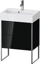 Duravit Waschtischunterbau XSQUARE COMPACT 491x584x390 mm weiß matt mit 2 Auszügen