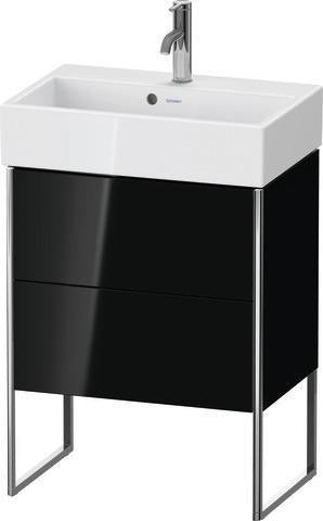 Duravit Waschtischunterbau XSQUARE COMPACT 491x584x390 mm weiß matt mit 2 Auszügen