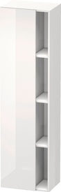 DURAVIT DuraStyle Hochschrank 360x500x1800mm, 1 Tür links, weiß matt – Wandhängend mit Soft-Close