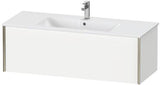 Duravit Waschtischunterbau XVIU 1210 mm weiß matt – wandhängend mit Tip-On-Technik