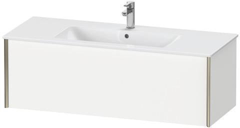 Duravit Waschtischunterbau XVIU 1210x400x480mm mit Einrichtungssystem Nussbaum mitte