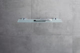 DURAVIT Karree Glasablage 600 mm matt – Design by Duravit, Glas, mit Dekor