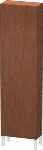 Duravit Hochschrank L-Cube 243x500x1760mm Nussbaum dunkel, 1 Tür rechts, wandhängend