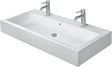 DURAVIT Waschtisch Vero 1000 mm mit Überlauf, Hahnloch Mitte, weiß