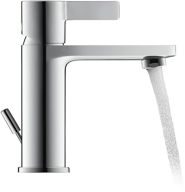 Duravit D-Neo Einhebel-Waschtischmischer mit Zugstange, Chrom – 94 mm Ausladung