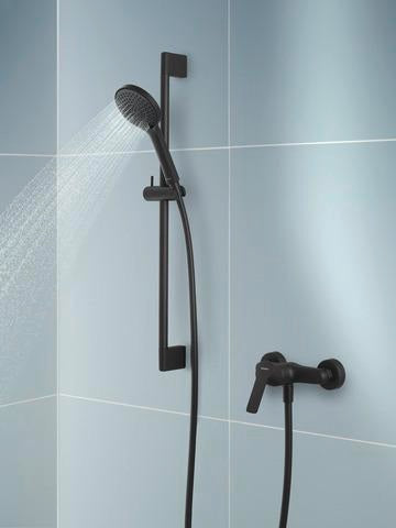 Duravit D-Code 2.0 Einhand-Brausemischer Aufputz mit Keramikmischsystem in Schwarz Matt