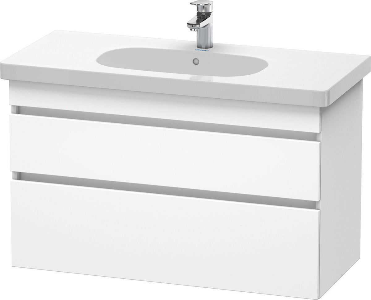 DURAVIT DuraStyle Waschtischunterbau 1000 mm wandhängend, 2 Schubkästen, weiß matt