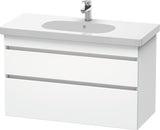 DURAVIT DuraStyle Waschtischunterbau 1000 mm wandhängend, 2 Schubkästen, weiß matt