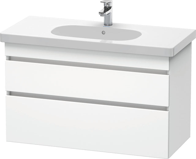 DURAVIT DuraStyle Waschtischunterbau 1000 mm wandhängend, 2 Schubkästen, weiß matt