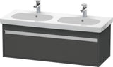 Duravit Ketho Waschtischunterbau wandhängend 1150 mm basalt matt mit 1 Auszug