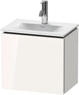 Duravit L-Cube Waschtischunterbau 440 mm, 1 Tür links, weiß matt – Wandhängend