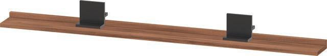 DURAVIT Sivida Spiegelablage 1280x115x35 mm – Chrom/Weiß Matt, inkl. Befestigungsmaterial