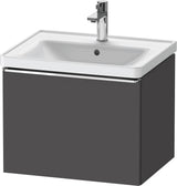DURAVIT D-Neo Waschtischunterbau 584 mm betongrau matt mit 1 Auszug und Soft-Close