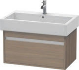 DURAVIT Ketho Waschtischunterbau 750 mm Eiche Terra wandhängend mit Auszug