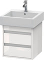 DURAVIT Ketho Waschtischunterbau wandhängend 440x450x480 mm, 2 Schubkästen, weiß matt